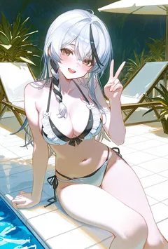 海边调查，里芙和琴诺突然找上门？！二女为了争宠突然将我推倒后连番上阵，连番对我口交后在子宫中爆射！
