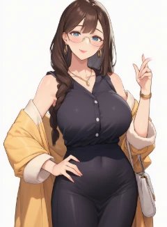 胡德阿姨与两个孩子